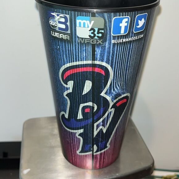 Bubba Watson Pensacola Blue Wahoos Mascot Baseball Plastic Pint Collector Cup - Picture 2 of 3